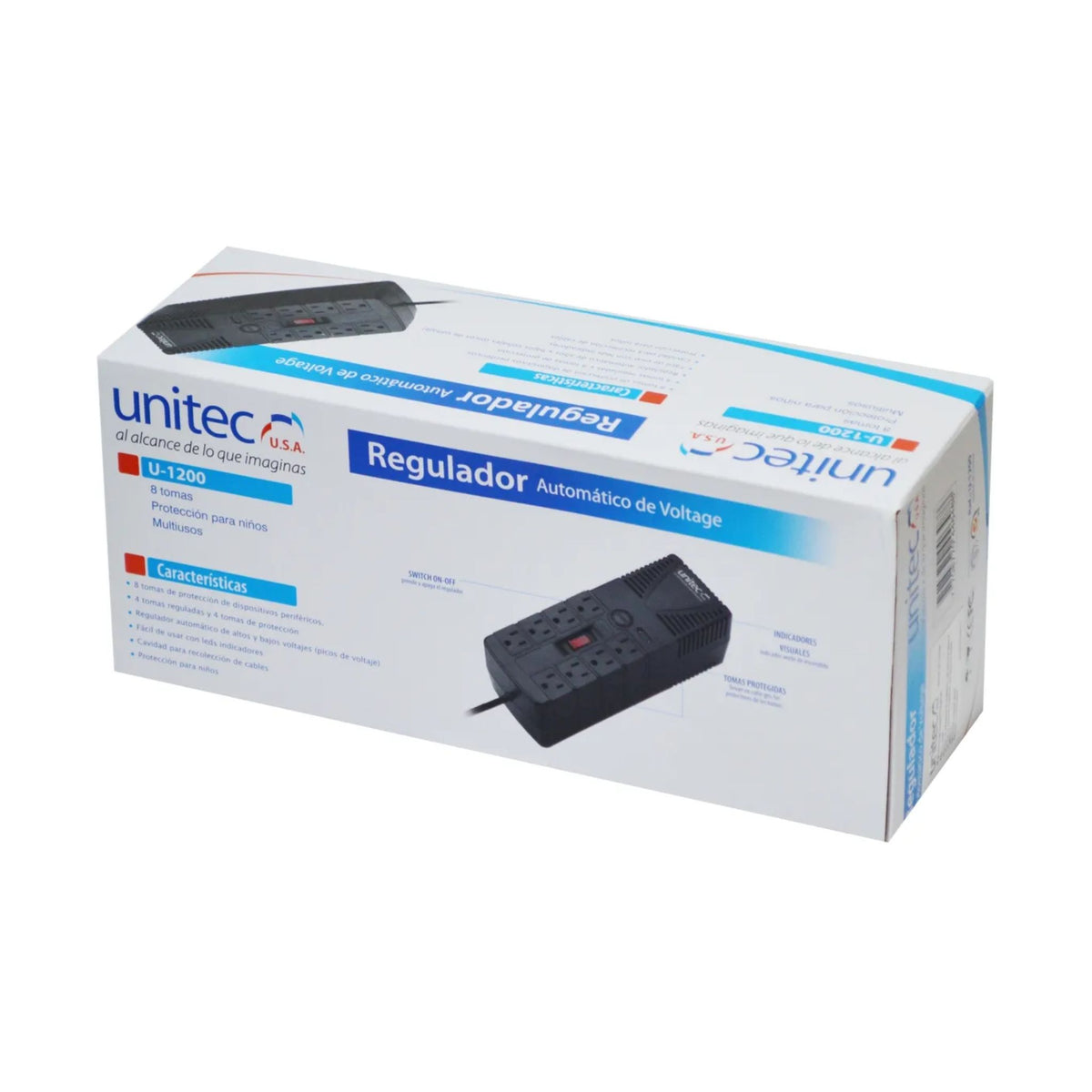 Regulador de voltaje Unitec U-1200